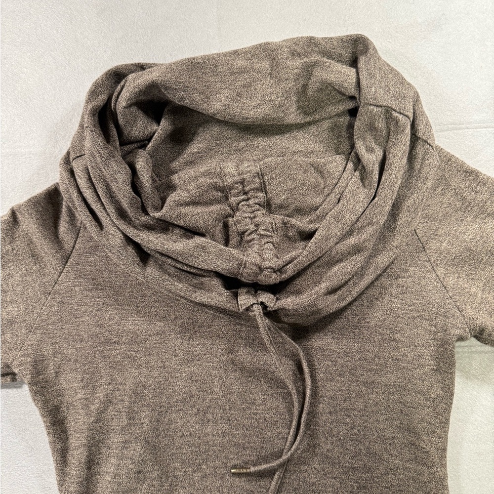Nomad Taupe Cowl Neck Sweater Dress - Picture 3 of 5